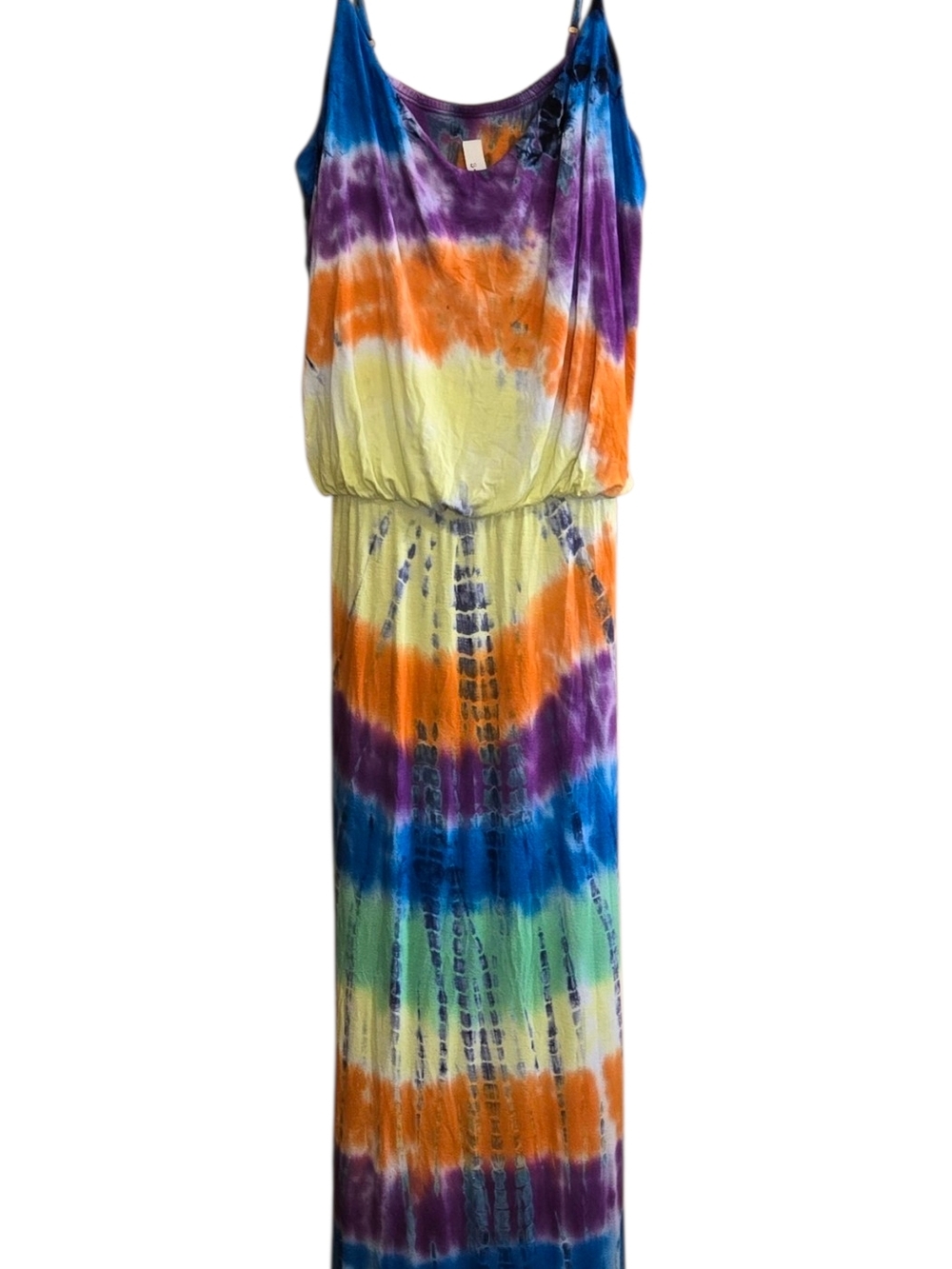 S-Twelve Purple Orange Tie-Dye Top‎